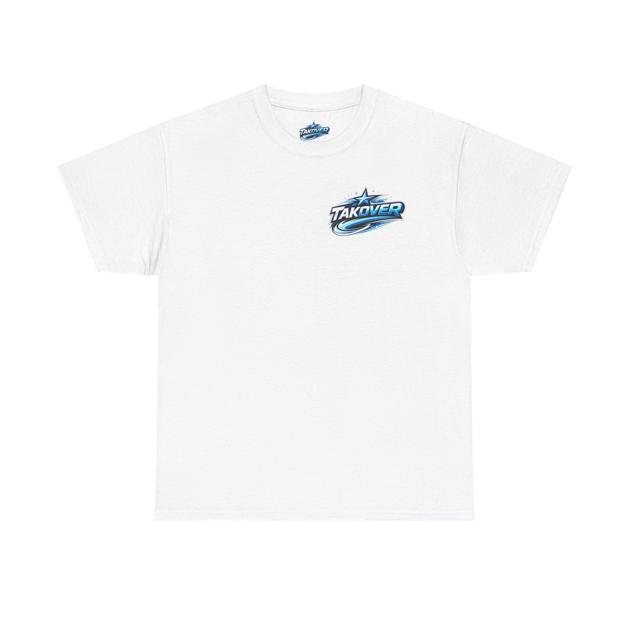 Takover 'Rise Above' Graphic Tee — White Crewneck